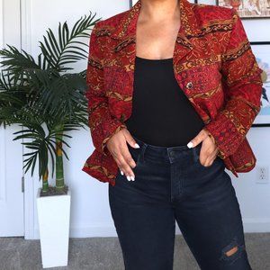 Red and Black Retro Jacket